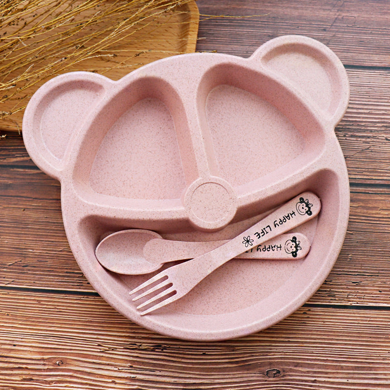 Panda Fun Meal Set: Baby Bowl Spoon & Fork - Perfect for Training