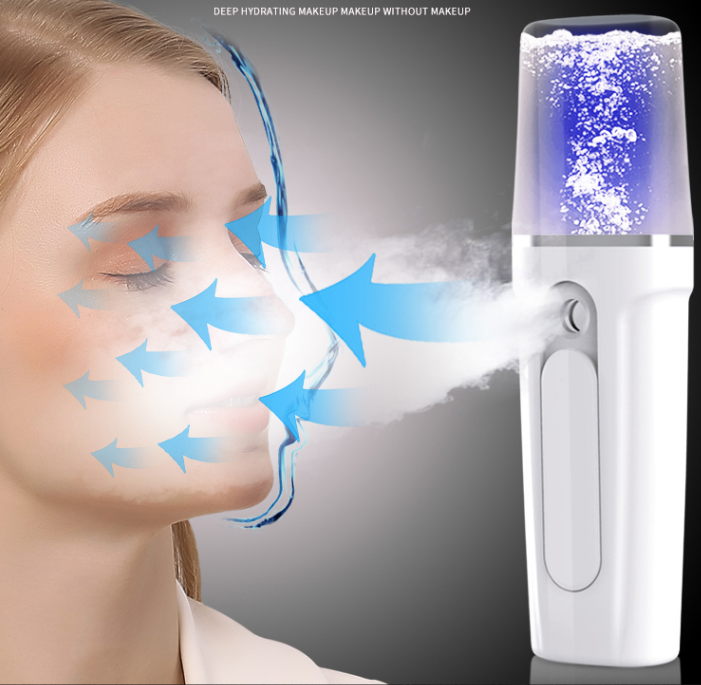 Nano Mist Skincare Sprayer with Power Bank - Deep Hydration & Emergency Charging