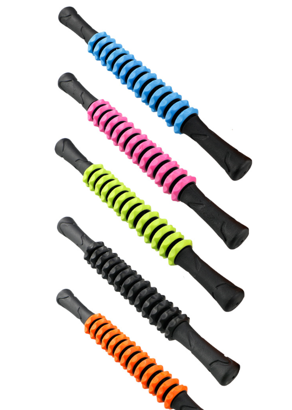 Bar Massage Yoga Roller: Adjustable Manual Massage for Muscle Recovery and Flexibility