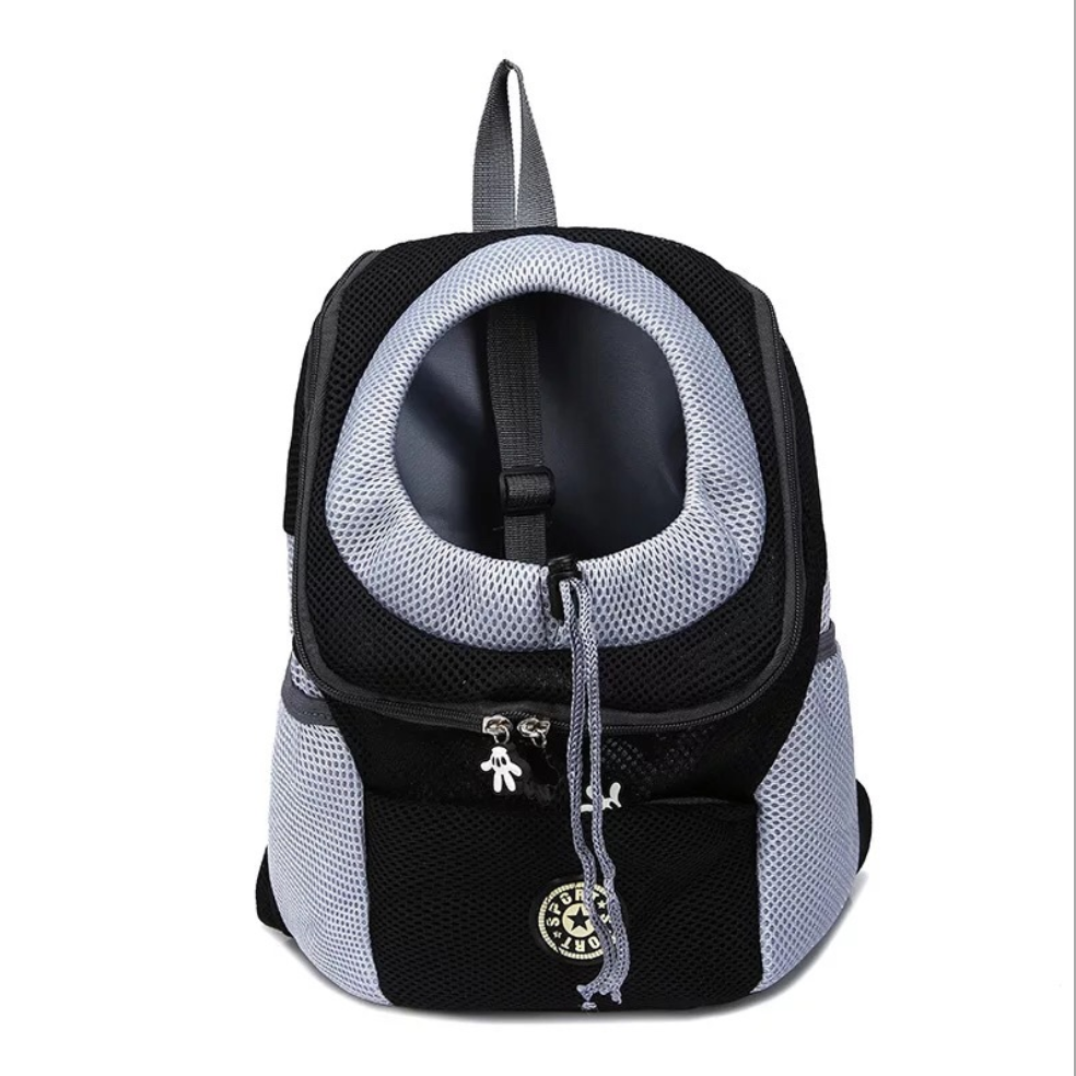 Dual-Shoulder Dog Carrier Backpack: Portable & Breathable