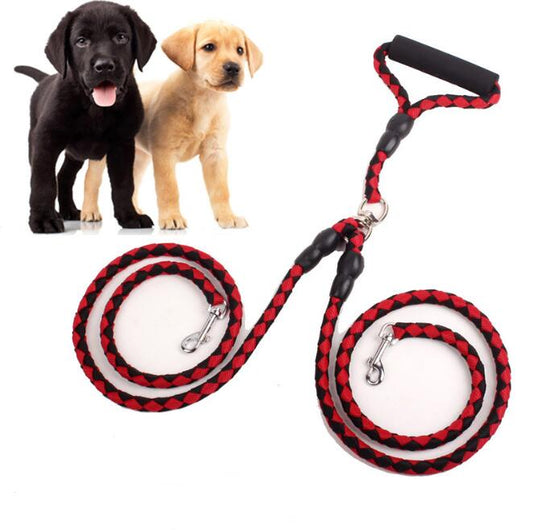 Dual Dog Leash: Strong, Reflective & Comfort-Grip - Perfect for Walks