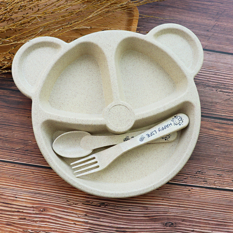 Panda Fun Meal Set: Baby Bowl Spoon & Fork - Perfect for Training