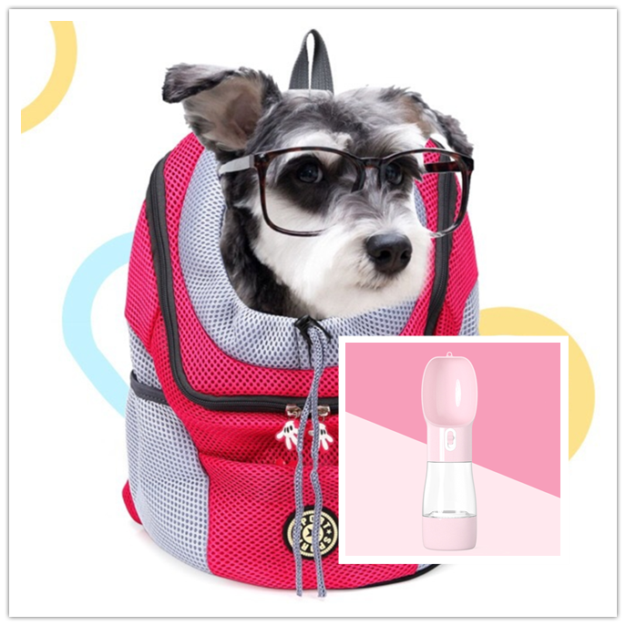 Dual-Shoulder Dog Carrier Backpack: Portable & Breathable