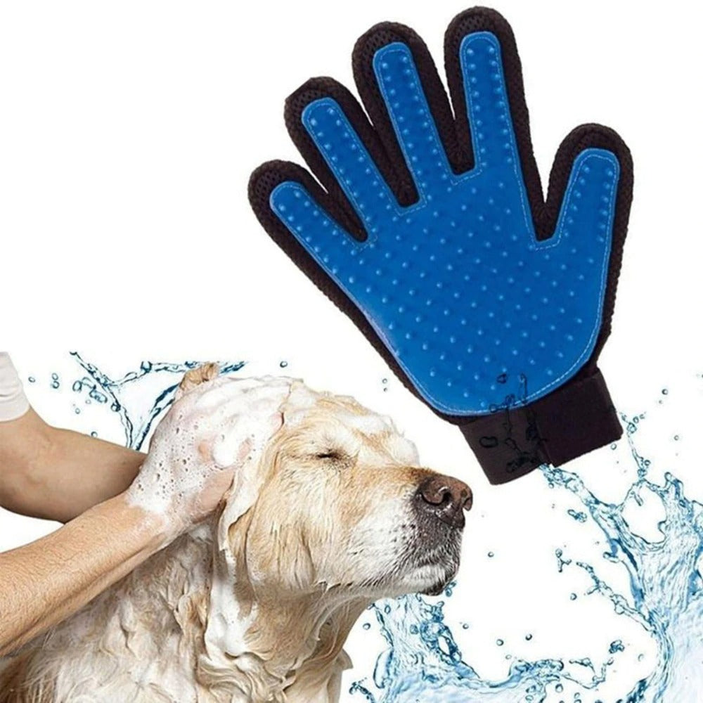 Multi-Function Cat & Dog Grooming Glove – Pet Hair Deshedding & Massage Tool