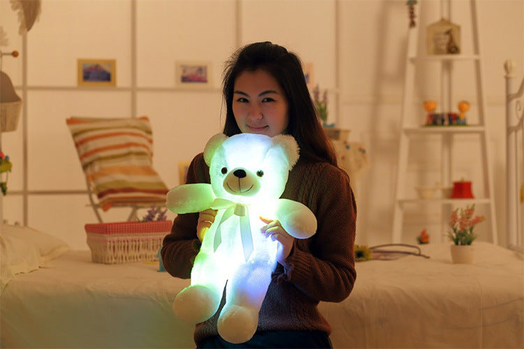 Colorful LED Bear: Perfect Gift - Lights Up for Kids & Special Occasions