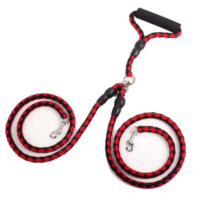 Dual Dog Leash: Strong, Reflective & Comfort-Grip - Perfect for Walks