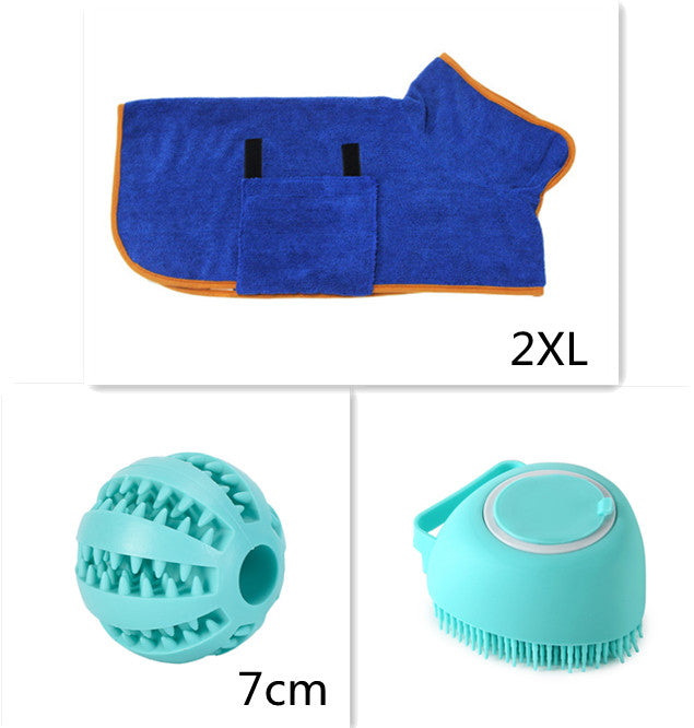 Gentle Silicone Pet Bath & Massage Glove - Innovative Shampoo Dispensing Brush for Dogs and Cats