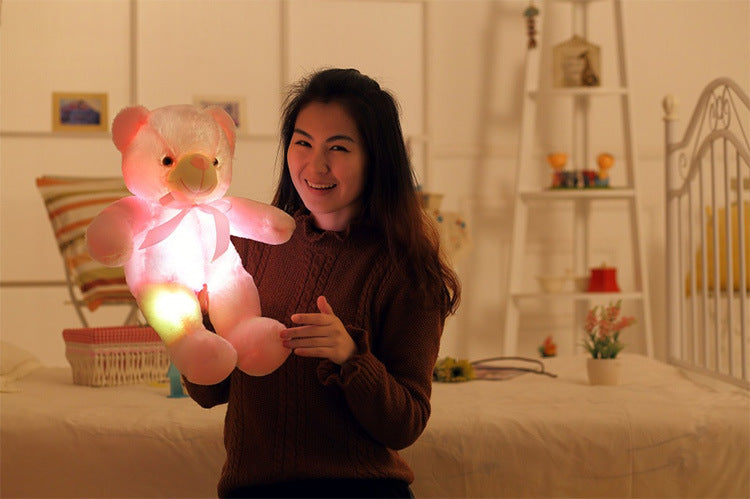 Colorful LED Bear: Perfect Gift - Lights Up for Kids & Special Occasions