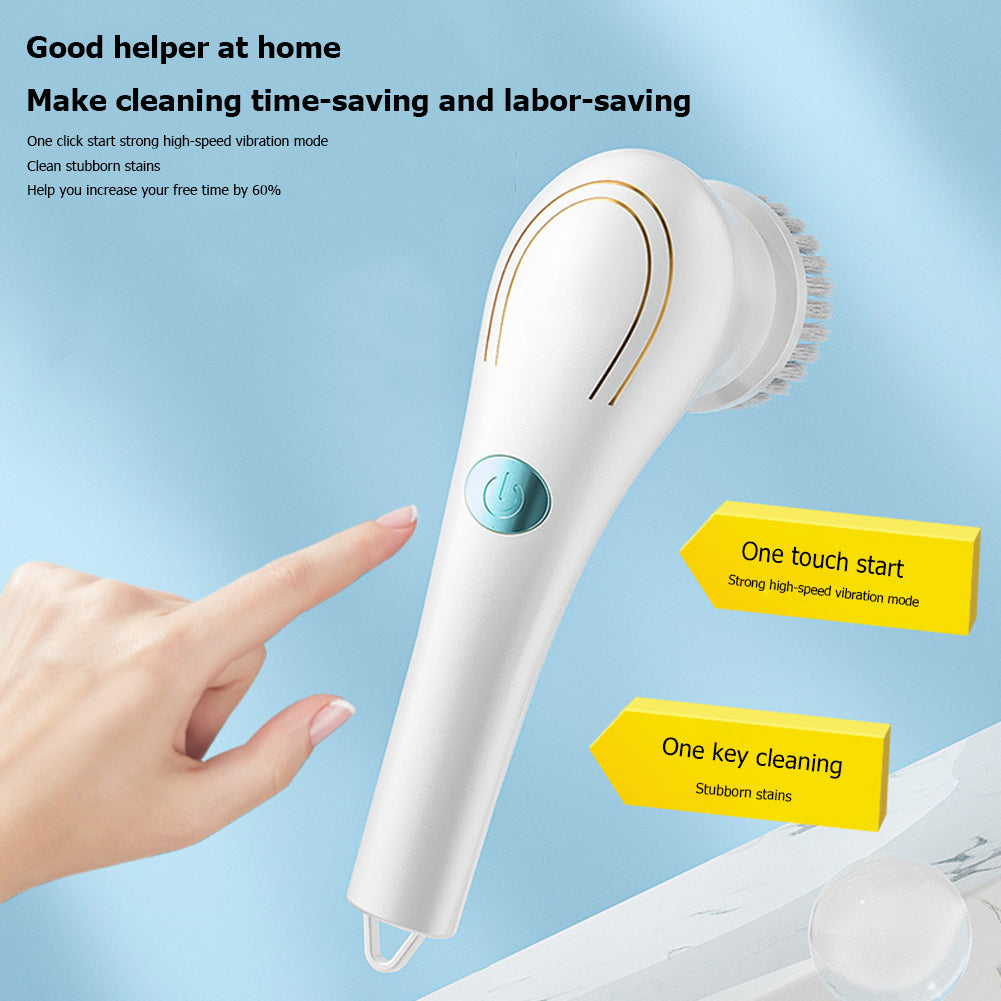 5-in-1 Electric Multi-Purpose Handheld Cleaning Brush Set