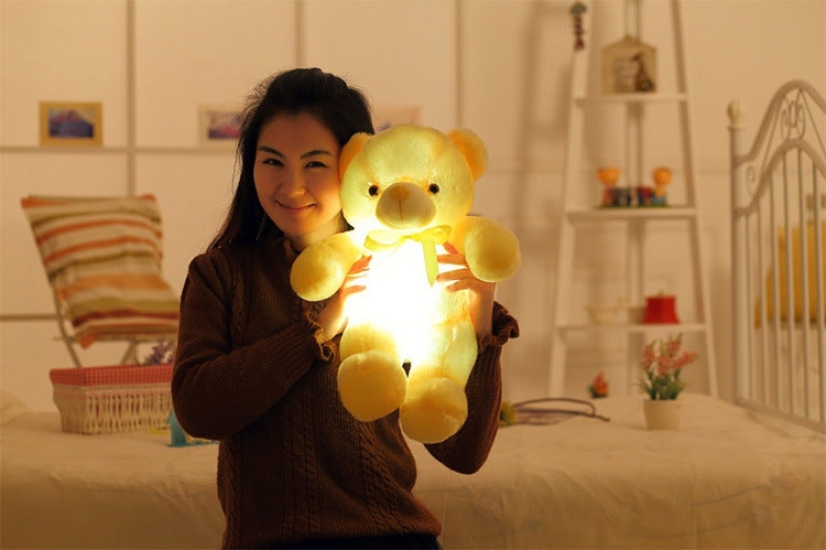 Colorful LED Bear: Perfect Gift - Lights Up for Kids & Special Occasions