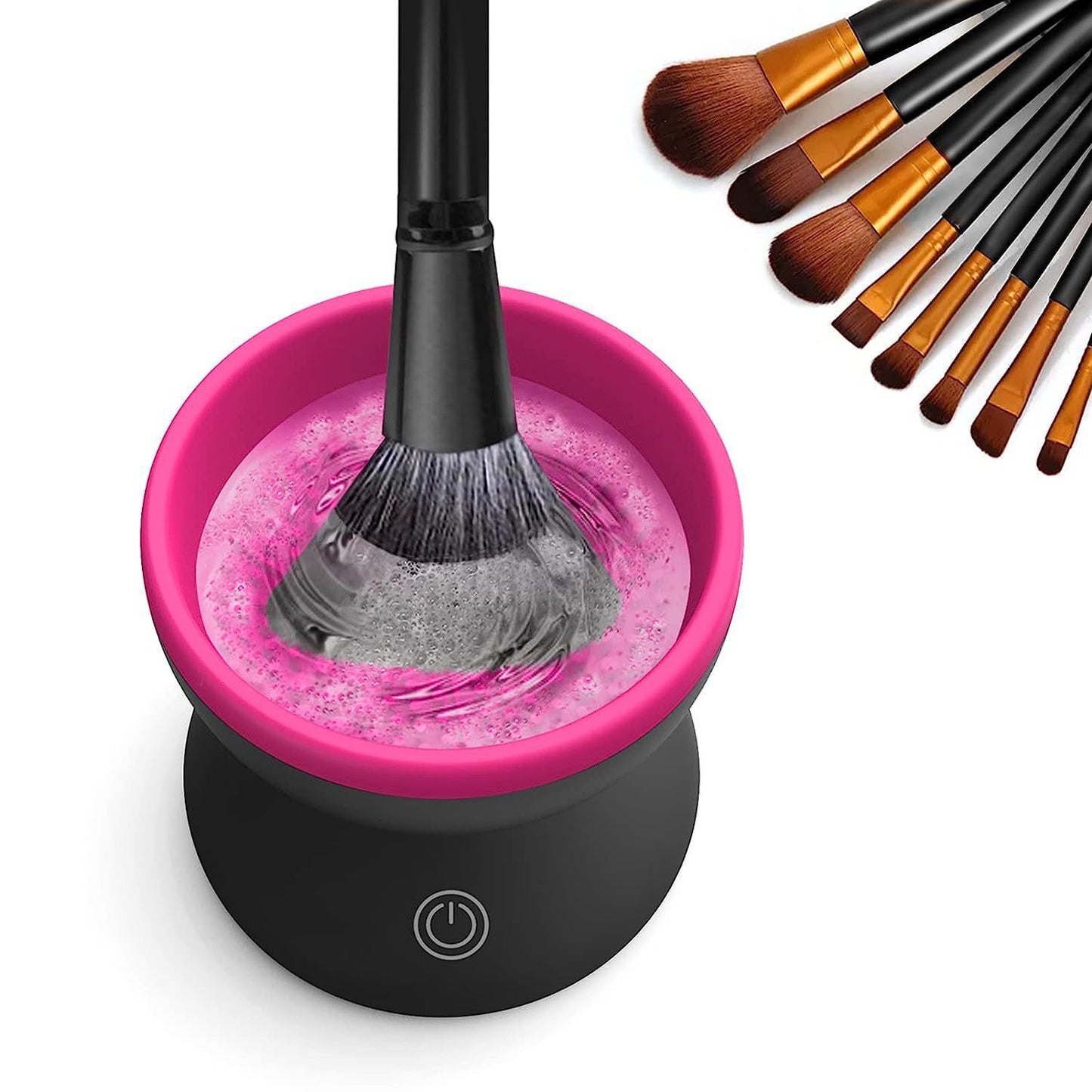 Effortless Makeup Brush Cleaning: Portable USB Cleaner