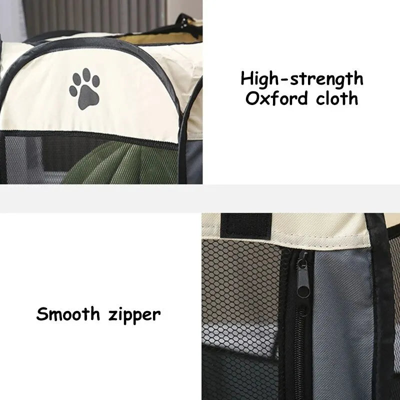 Portable Pet Tent for Large Dogs & Cats - Easy Setup