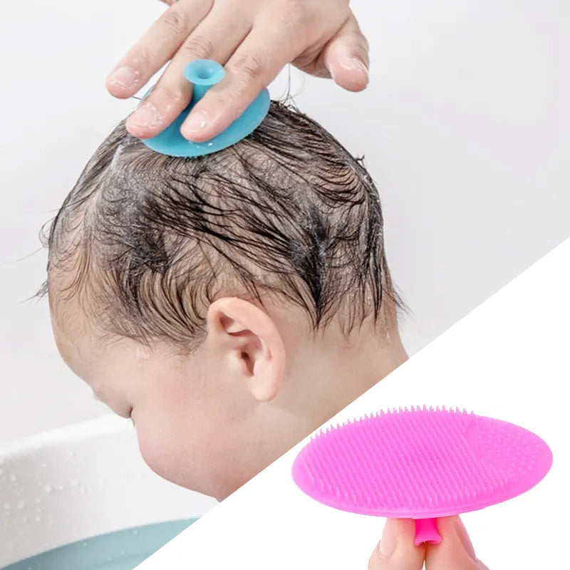 Gentle Silicone Shampoo Brush for Babies & Kids - Safe & Soft Hair Care