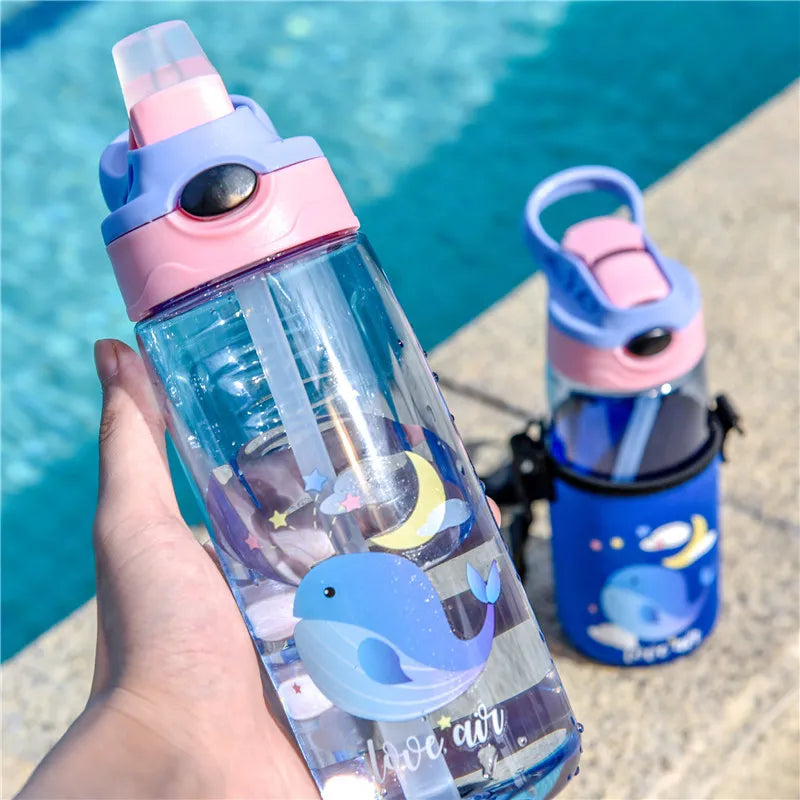 Cartoon Sippy Cup for Kids: Leakproof & Fun, Perfect for On-the-Go