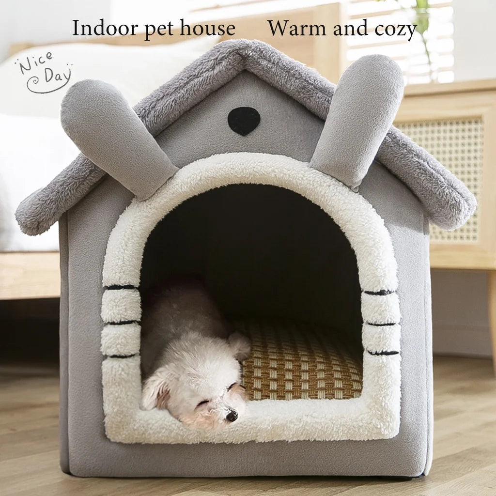 Comfy Foldable Pet Bed: Perfect for Cats & Dogs