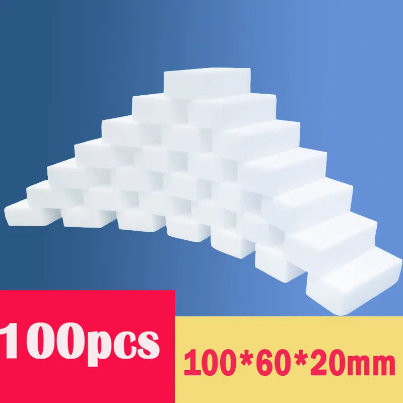 Bulk Magic Eraser Sponges: 100pc Set for Efficient Cleaning