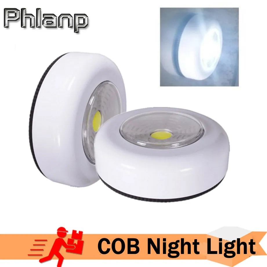 Brighten Your Space: COB LED Wireless Light for Cabinets & Closets