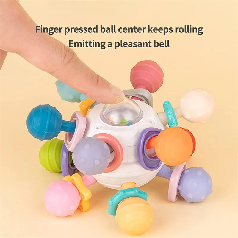 Multifunctional Baby Teething Rattle - Safe, Sensory & Educational