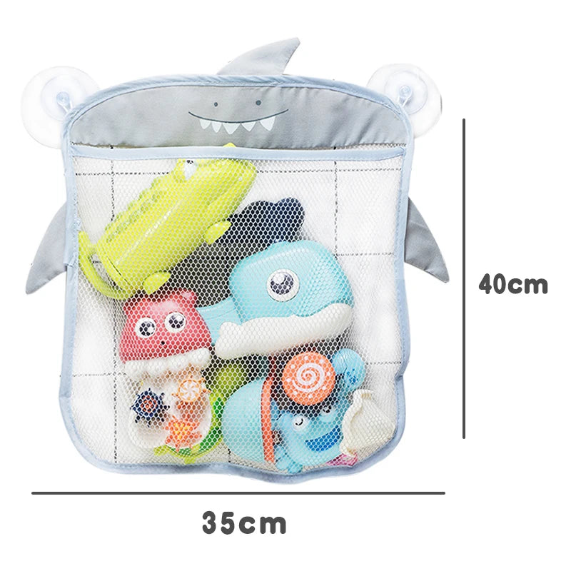 Duck & Frog Bath Toy Storage Bag - Cute, Durable & Organizing