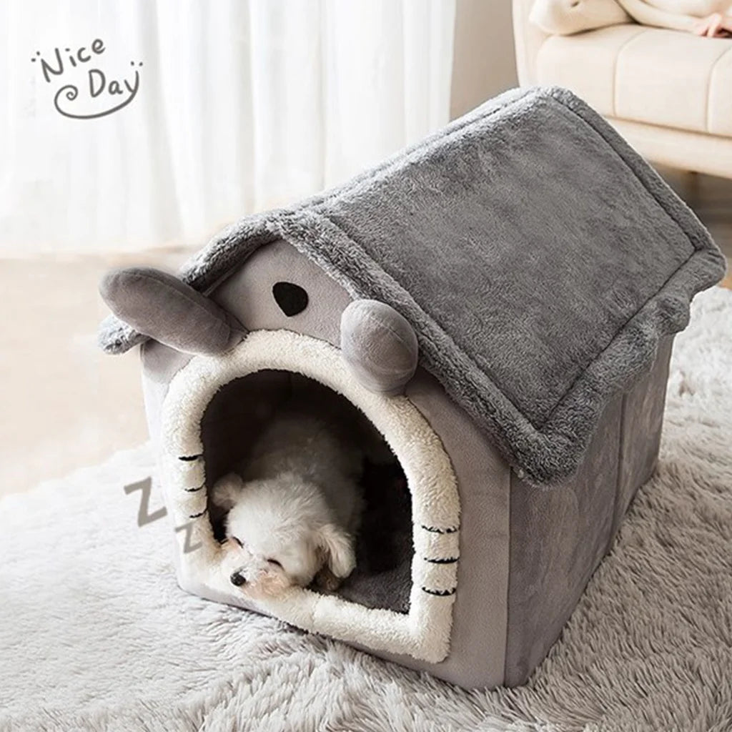 Comfy Foldable Pet Bed: Perfect for Cats & Dogs