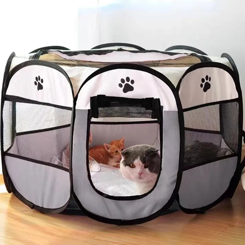 Portable Pet Tent for Large Dogs & Cats - Easy Setup