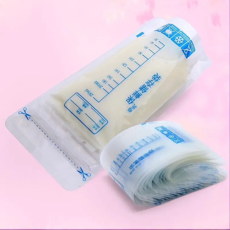 Safe Store Breastmilk Bags: 250ml, Leak-Proof & BPA-Free, 30pcs