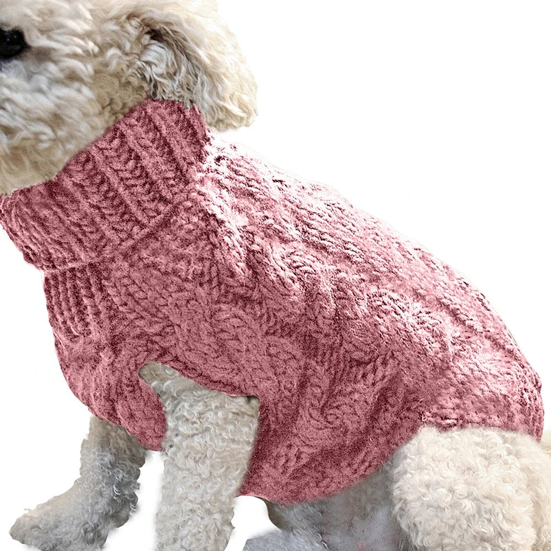 Comfy Turtle Neck Pet Sweater - Perfect for Chilly Days