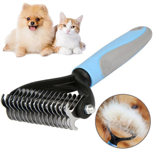 Dual-Sided Pet Grooming Brush: Ultimate Fur Care Tool