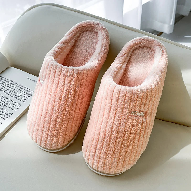 Ultra-Soft Winter Plush Home Slippers for Women – Comfy Fur-Lined Indoor Shoes